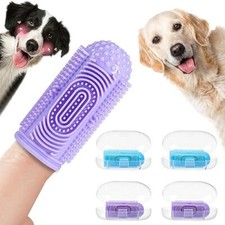 Dog Toothbrush Finger Kit Cleaning Dog Dental Care