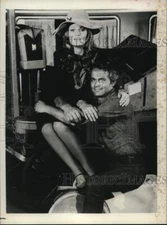 1979 Press Photo Actor Terence Hill hugging co-star. - hcp57086