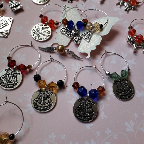 Harry Potter Inspired Wine Glass Charms - Picture 10 of 10