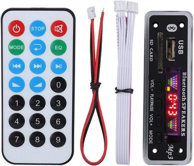 DC 5V/12V Bluetooth 5.0 Audio Decoder Board Audio Module USB AUX SD FM Radio Los