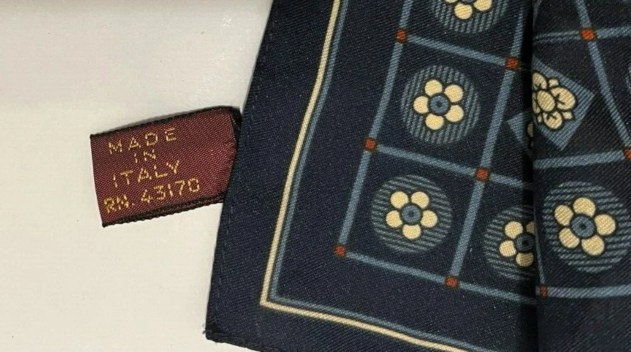 复古梅西百货 13 英寸 x 13 英寸手帕全新带标签 — 第 3/4 张图片