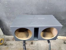 Custom Dual 12 inch Subwoofer Enclosure Box Ported  MDF 3/4