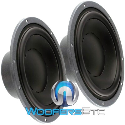 DYNAUDIO ESOTEC MW182 8'' 1000 WATT 4-OHM CAR SUBWOOFER CLEAN BASS SPEAKERS PAIR