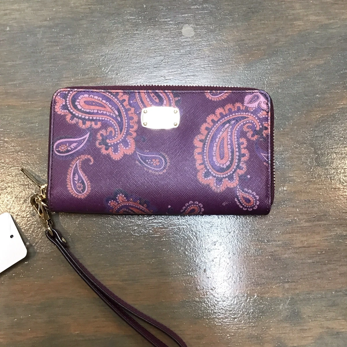 Michael Kors Wristlet Purple Wallets for Women for sale | eBay