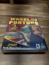 Wheel Of Fortune by Hasbro PC 2nd Edition Video Game 2000 Sealed Big Box Game