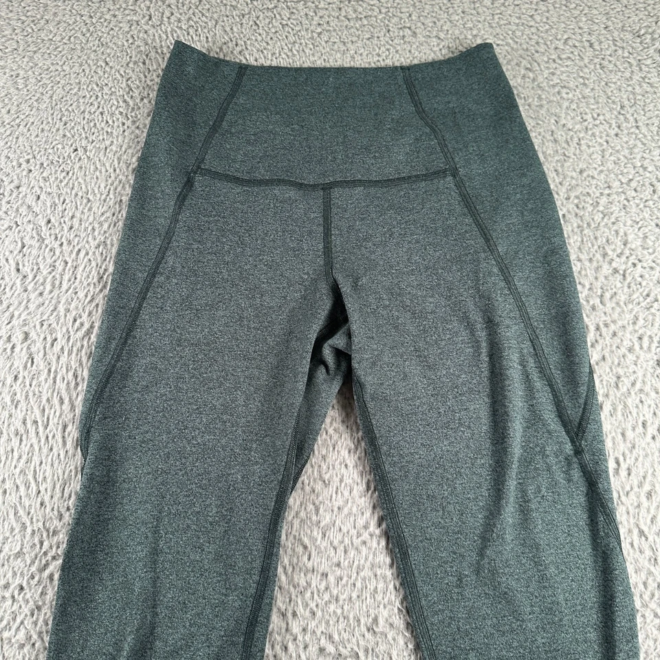 LNDR Women's Gray Medium High-Waisted Performance Leggings Activewear - Image 2 of 4