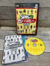 Sims 2 H M Fashion Stuff EXPANSION PACK EA Teen Pc game Complete