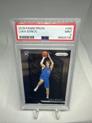2018 PANINI PRIZM #280 LUKA DONCIC ROOKIE RC PSA 9