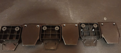 Heel Rest Extension Pair For Logitech G Pro Saitek Flight Rudder Pedals