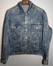 Vintage Harley-Davidson Retro Denim Jean Jacket Blue Men's Size Large