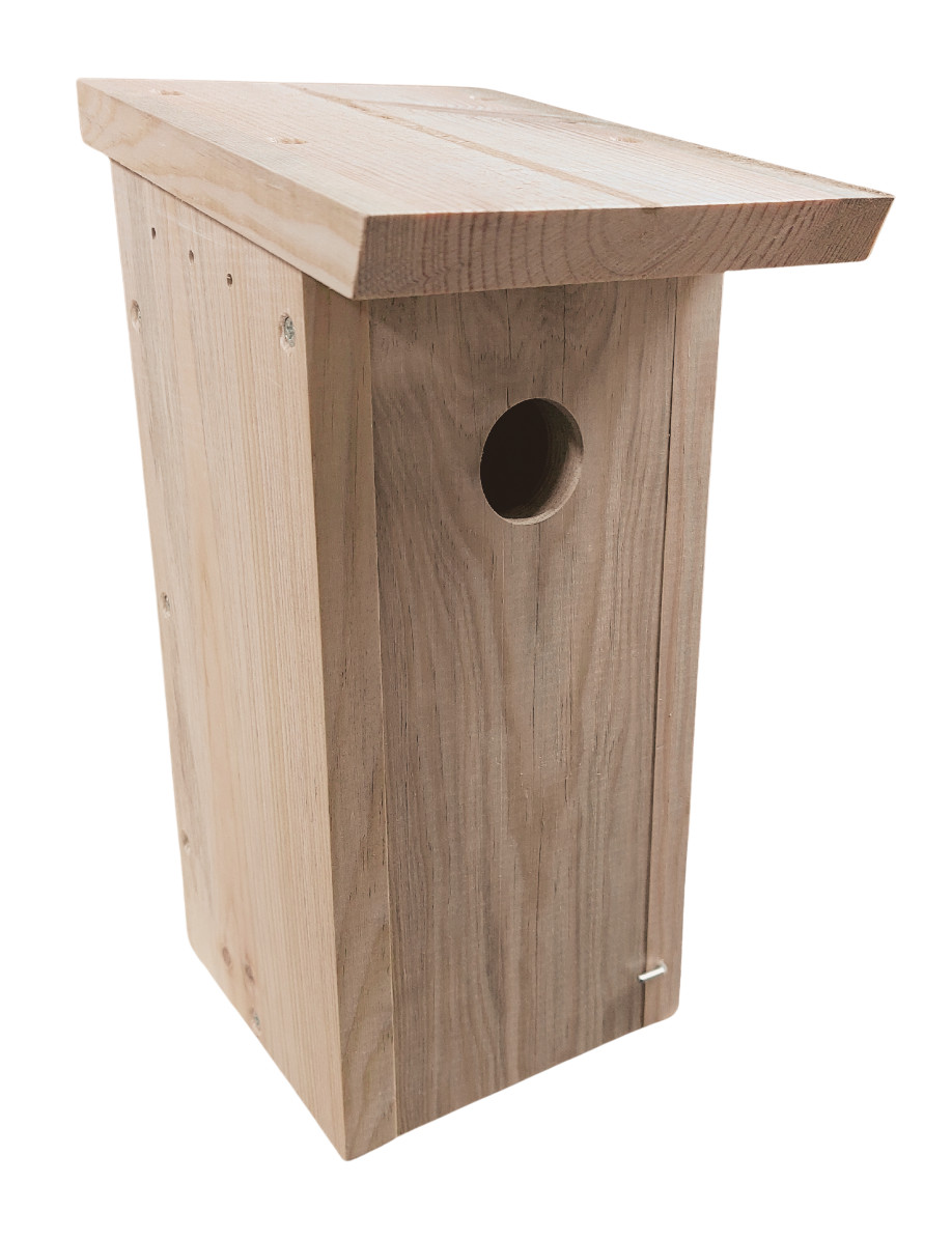Nichoir oiseaux artisanal en bois massif durable pour petite faune