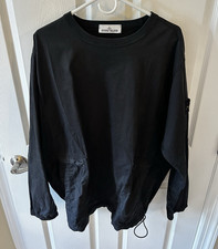 Stone Island Black Cotton Blend Technical Smo...
