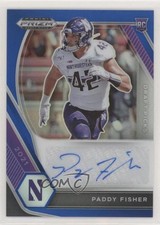 2021 Panini Prizm Draft Picks Blue 20/149 Paddy Fisher #DPA-PAD Auto 0c6