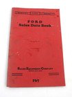 Ford Sales Data Book Model T Data and Promo Info