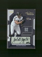 2006 Playoff NFL Playoffs #89 Haloti Ngata Signature Proofs #/50