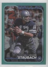 2024 Topps Chrome Aqua Refractor 90/199 Roger Staubach #39 HOF 1g34