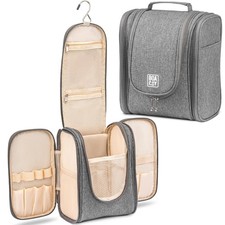 Hanging Travel Toiletry Bag for and Men, Makeup Bag, Bathroom  Shower Organi...