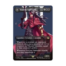 WotC Universes Beyond: FINAL  Vincent Valentine (Borderless) (Surge Foil) ( NM