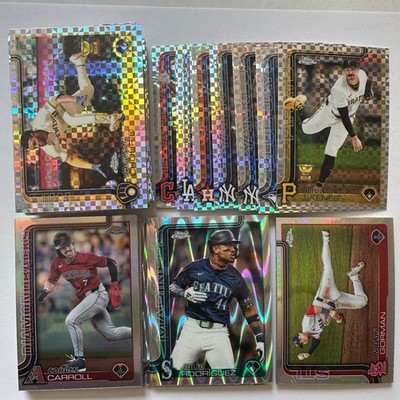 2025 Topps Chrome X-Fractor Prism RayWave Refractors - You Pick