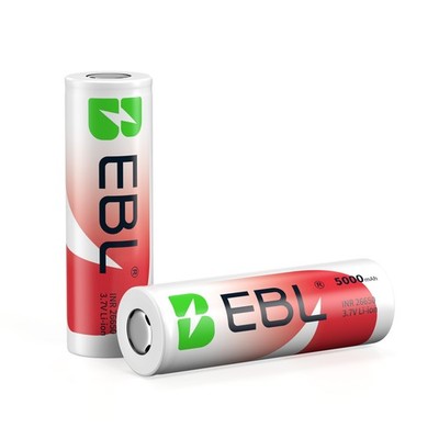 Battery 26650 Flat Top Li-ion Rechargeable Batteries For Torch Lot