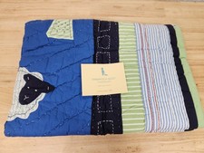 Pottery Barn Kids Farmpatch Crib/ Toddler Quilt 50x36 NOS Farm Yard Animals
