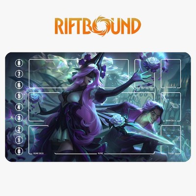 Talon the Blade's Shadow Riftbound Multi Playmat League of Legends TCG Mat+Bag