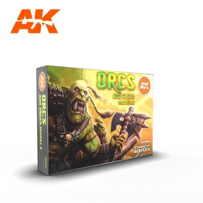 AK Interactive Orcs & Green Creatures 3rd Gen Paint Set AK11600