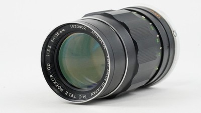 【Problem】Minolta MC Tele Rokkor-QD 135mm f3.5 Manueller Fokus Objektiv aus...
