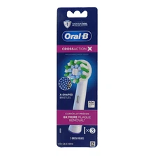 Oral-B Cross Action Electric Toothbrush Replacement Brush Heads Refill, 3 Count