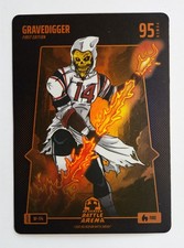 Bo Jackson Battle Arena Alpha Update - Gravedigger - Fire Battlefoil BF-147