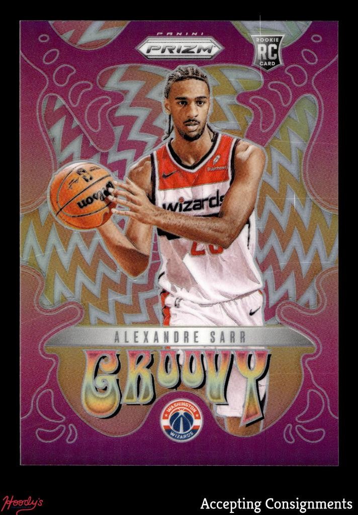 2024-25 Panini Prizm Groovy #8 Alexandre Sarr RC ROOKIE WIZARDS