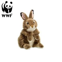 Wwf - PlüSchtier - Hase (Sitzend, 30Cm) Lebensecht Kuscheltier Stofftier Rabbit