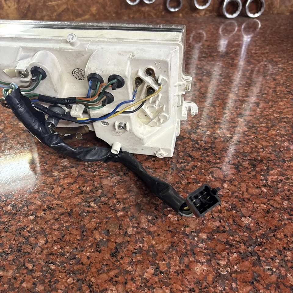 Honda Elite 80 CH80 2002 medidores velocímetro velocímetro 961 millas Foto 4 de 4