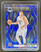 2024-25 Panini Mosaic Nikola Jokic Blue Seismic Mosaic City Edition #/149