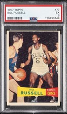 1957 TOPPS #77 BILL RUSSELL PSA 5