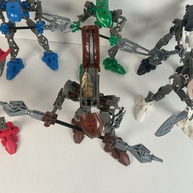 Bionicle Rahkshi Set of 6: 8587 8588 8589 8590 8591 8592 Canisters & Manuals
