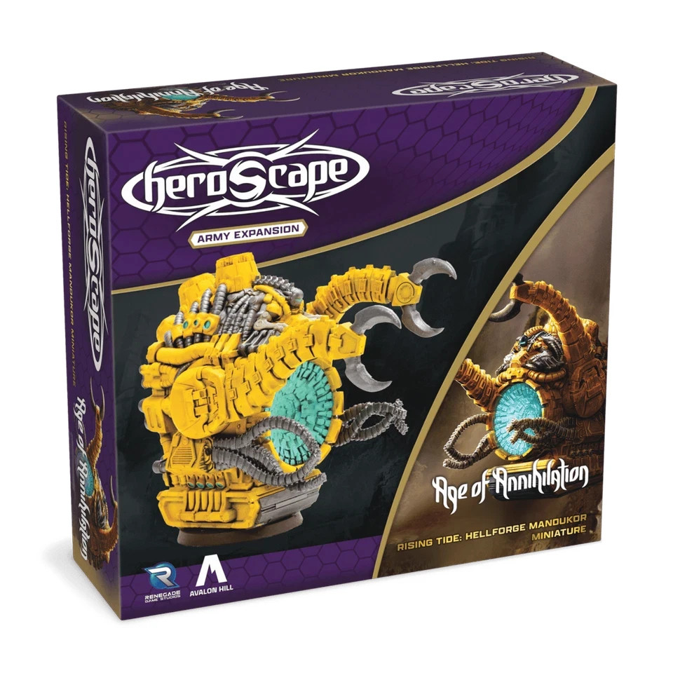 Heroscape: Rising Tide - Hellforge Mandukor Army Expansion [UNPAINTED]