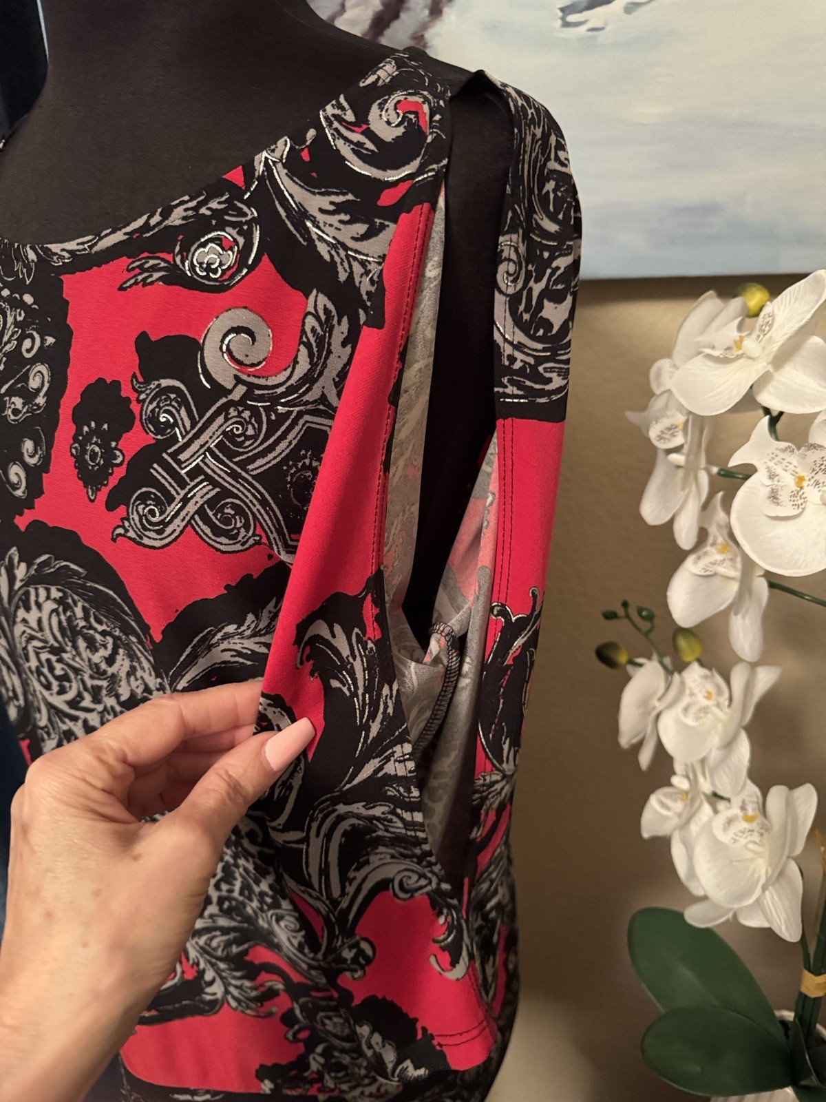 CACHE Cold Shoulder Blouse Size Small - image 2