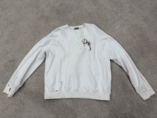 Dior x Travis Scott Mens White Pullover Sweat...