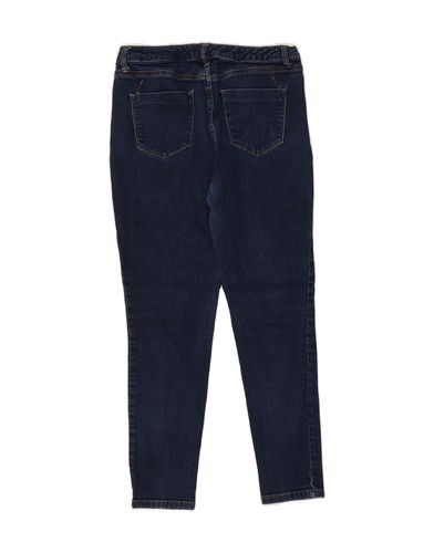 MOSSIMO Womens Crop High Rise Skinny Jeans US 8 Medium W29 L26 Navy Blue BL02 - Picture 2 of 4