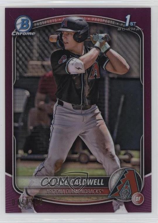 2025 Bowman Chrome Prospects Fuchsia Refractor /199 Slade Caldwell #BCP-21 1bi0