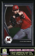 2021 Panini Prizm Draft Picks #PDP9 Sam Bachman Miami (OH) RedHawks