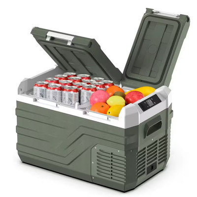 25 Qt. 12-Volt Car Refrigerator Dual Zone Car Fridge Freezer Electric Cooler Por