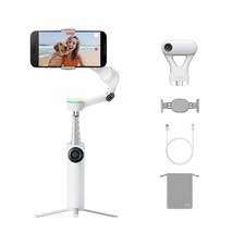 Insta360 Flow 2 Pro AI Tracker Kit White Smartphone Gimbal DockKit Compatible