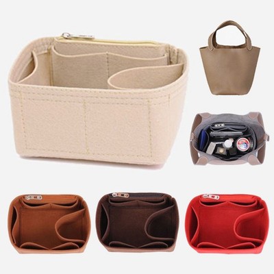 Felt Insert Bag Purse Organizer Bag in Bag with Multi Pockets Handbag Acces