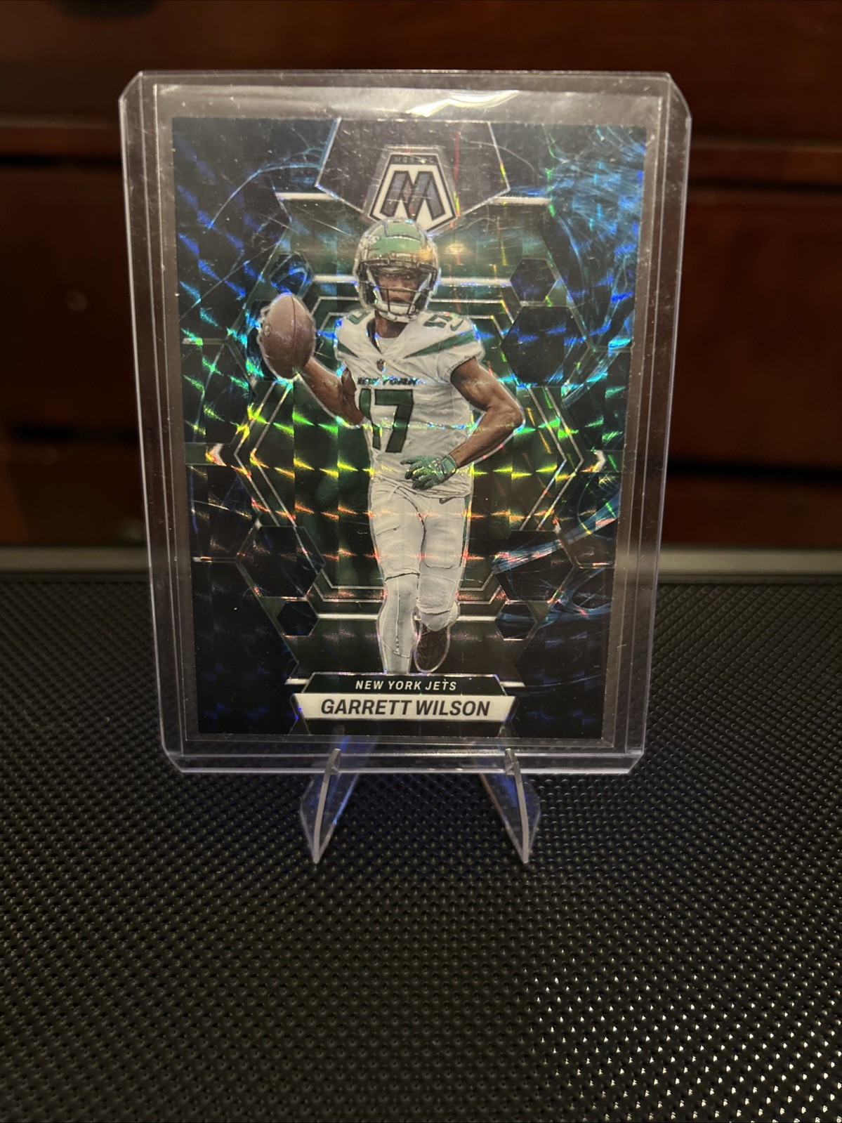 2023 Panini Mosaic - Garrett Wilson #75 Genesis Mosaic Prizm