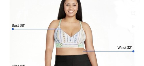 Jessica Simpson Women's Cropped Padded Bikini Top & Cover-Up Skirt Sz: XL NWT - Picture 16 of 21