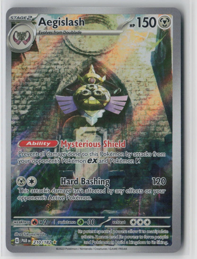 Aegislash 210/182 Illustration Rare Paradox Rift Near Mint