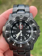 Luminox F-117 Nighthawk Watch Black Dial 200m Water Resistant Used
