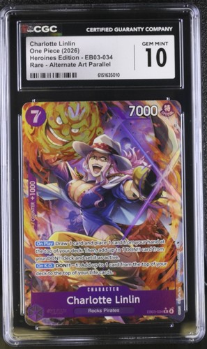 Charlotte Linlin (Alternate Art) graded CGC 10 for sale on eBay